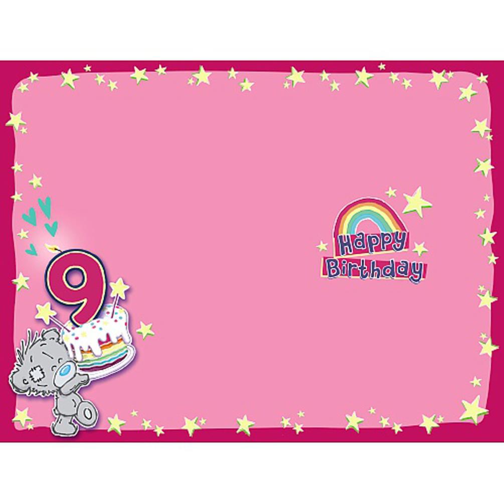 My Dinky Yay 9 Today Me to You Bear 9th Birthday Card Extra Image 1